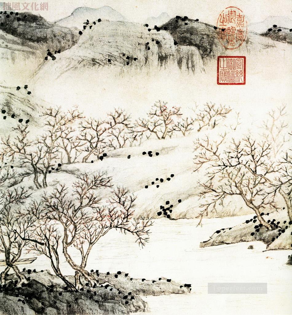 wen zhengming taoyuan traditional China Oil Paintings